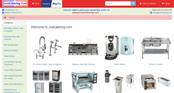 Desktop Screenshot of justcatering.com